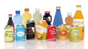 35234921 - various 3d beverages products isolated on white