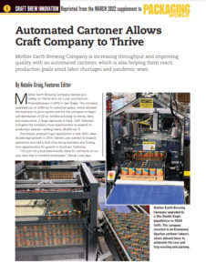 Read more about the article Automated Cartoner Allows Craft Company to Thrive