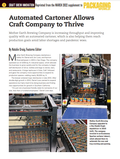 You are currently viewing Automated Cartoner Allows Craft Company to Thrive